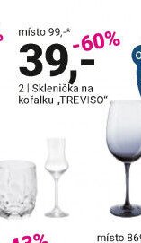 Sklenička na kořalku TREVISO