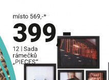Sada rámečků „PIECES“