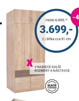ŠATNÍ SKŘÍŇ „AALEN EXTRA“