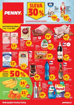 aktuální leták Penny Market 2.12.2021-8.12.2021