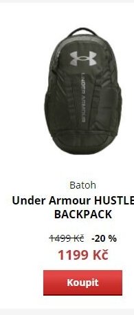Under Armour HUSTLE 5.0 BACKPACK