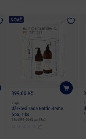 Ziaja dárková sada Baltic Home Spa