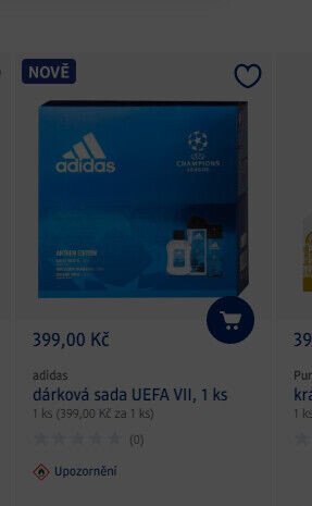 adidas dárková sada UEFA VII