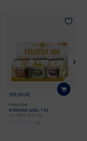Purity Vision královská sada