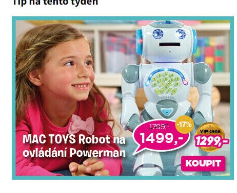 MAC TOYS Robot na ovládání Powerman