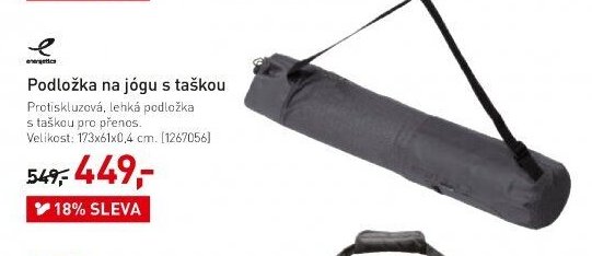 Podložka na jógu s taškou