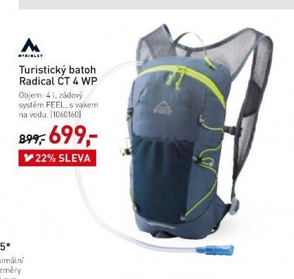 Turistický batoh Radical CT 4 WP