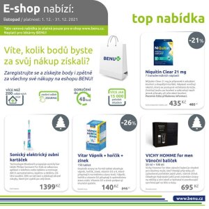 aktuální leták BENU Lékárna 1.12.2021-31.12.2021