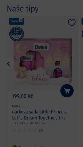 Balea dárková sada Little Princess Let´s Dream Together