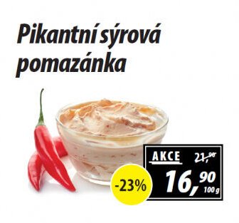 Pikantní sýrová pomazánka