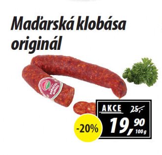 Maďarská klobása originál