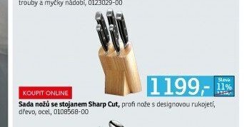 Sada nožů se stojanem Sharp Cut