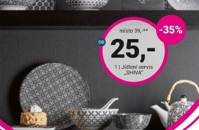 Jídlení servis SHIVA