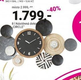 Nástěnná dekorace CIRCLE