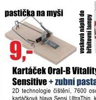 pastička na myši
