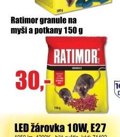 Ratimor granule na myši a potkany 150 g