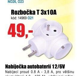 Rozbočka T 3x10A