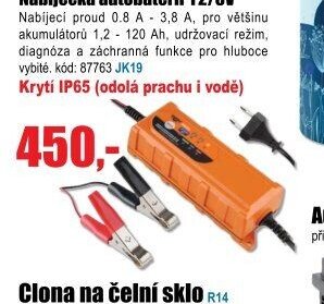 Nabíječka autobaterií 12/6V