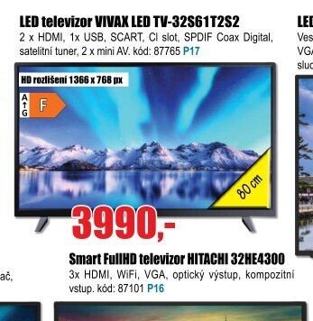 Led televizor VIVAX LED TV-32S61T2S2