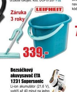 Mop Leifheit Piccolo s vědrem