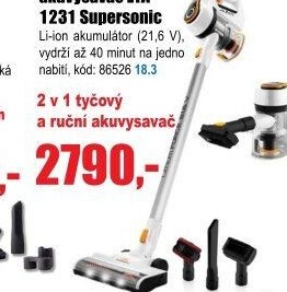 Bez sáčkový akuvysavač ETA 1231 Supersonic
