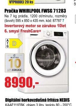 Pračka WHIRLPOOL FWSG 71283