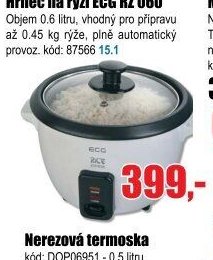Hrnec na rýži ECG RZ 060