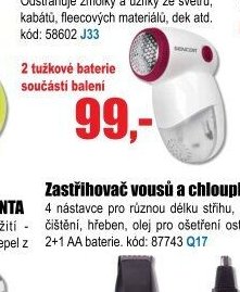 Odžmolkovač SENCOR