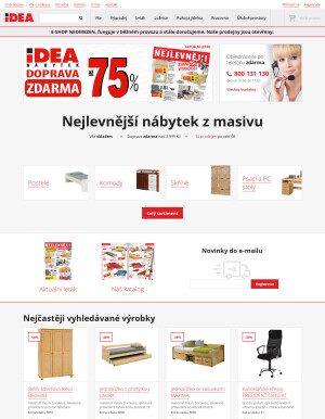 aktuální leták IDEA nábytek 4.1.2022-10.1.2022