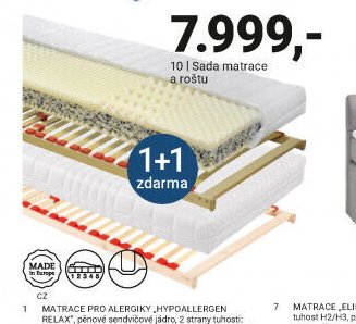 10 | Sada matrace a roštu