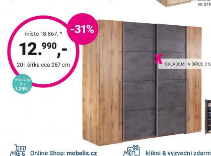 20 | šířka cca 267 cm