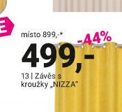 13 | Závěs s kroužky „NIZZA