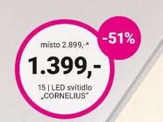 LED svítidlo CORNELIUS