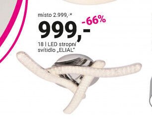 LED stropní svítidlo ELIAL