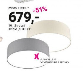 Stropní svítidlo STOFFI