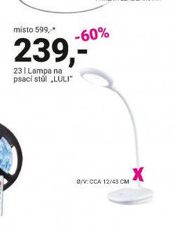 Lampa na psací stůl LULI