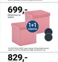 Úložný box na sezení