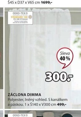 Záclona DIMMA