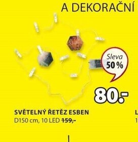 SVĚTELNÝ ŘETĚZ ESBEN