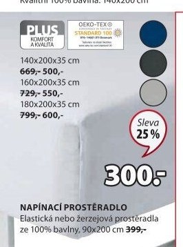 NAPÍNACÍ PROSTĚRADLO