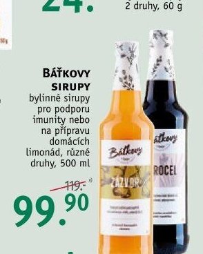 Báťkovy sirupy