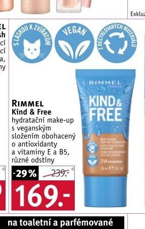 Rimmel Kind & Free make-up