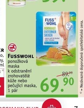 FUSSWOHL ponožková maska