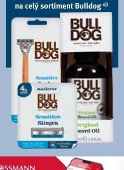 BULL DOG holicí strojek a olej na vousy