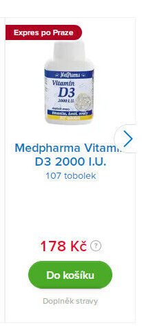 Medpharma Vitam. D3 2000 I.U.