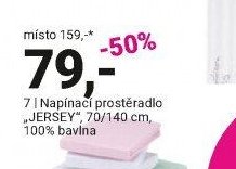 Napínací prostěradlo JERSEY
