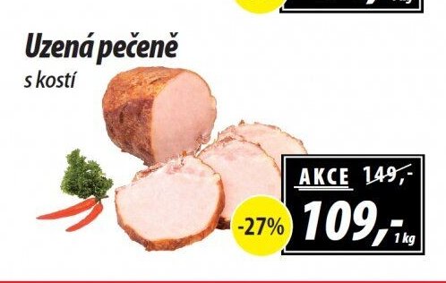 Uzená pečeně s kostí