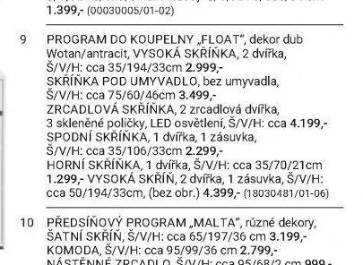 PROGRAM DO KOUPELNY „FLOAT“