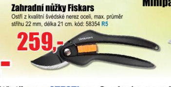 Zahradní nůžky Fiskars