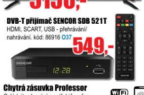 DVB-T přijímač SENCOR SDB 521T